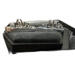 Ravi Ratan Battleship Sterling Silver Cufflinks